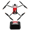 Sunnylife Drone+Remote Control Protective Sticker For DJI Mini 3 Pro RC Version(Shark Red)