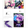 English Letter Packaging Ribbon, Length: 42m(Purple)