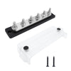 M8 Stud RV Yacht 6-way Nylon Flame Retardant Base DC Busbar