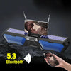 DV-880 Dual Solar Wireless Bluetooth Speaker Outdoor Long Radio(Black)