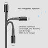 Yesido CA42 2.4A USB to 8 Pin Charging Cable, Length: 1m (Black)