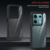 For Redmi Note 12 5G Global Acrylic+TPU Transparent Shockproof Phone Case(Black)