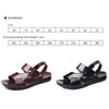 Non-slip Outer Wear Dual-use Sandals Slippers Men Casual Beach Shoes, Size: 46(Coffee Brown)