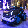 HD885J Devil Tooth Shape 360 Degree Upright Rotation Stunt Remote Control Car Electric Vehicle Toy (Blue)