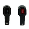 Motorcycle Modification Aluminum Alloy Waterproof Retro Switch Headlight Shot Light Discharge Switch(Black Button)