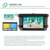 A3040 For Volkswagen 7-inch 2+32G Android Car Navigation Central Control Large Screen Player With Wireless CarPlay, Style:Standard+12Lights Camera