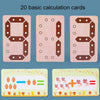 Addition and Subtraction Learning Blocks Early Education Puzzle Enlightenment Building Board(Numbers 0-9)