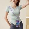 For Samsung Galaxy S25 Ultra 5G Electroplating Marble Dual-side IMD Phone Case with Lanyard(Purple 016)