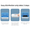 L11 Multi-function UVC Ultraviolet Mask Jewelry Toothbrush Mobile Phone Sterilization Box(Blue White)