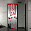2m x 90cm Halloween Bloody Handprint Stickers without Glue Party Decoration Door Stickers