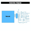 Motorcycle Smart Unidirectional Security Alarm System with Remote Control / Foldable Key, without Battery