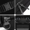 WEPOWER Men Sports Waist Bag Simple Single Shoulder Satchel(Black)
