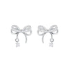 Temperament Ladies Light Luxury Pearl Double Layer Earrings Diamond Earrings, Specification:EH1560