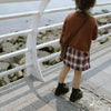 Spring and Autumn Children Clothing Girl Cotton Knit Cardigan Sweater, Kid Size:90cm(Gray)