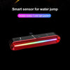 Car Air Outlet Aromatherapy Creative Intelligent Voice Control Atmosphere Lamp(Leather Black)