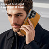 For Samsung Galaxy S23+ 5G Linton MagSafe Leather Phone Case(Coffee)