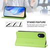 For Samsung Galaxy A04 Core RC01 Dual-Folded Magnetic Suction RFID Leather Phone Case(Grass Green)
