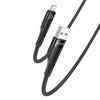 YESIDO CA109 3m 2A USB to 8 Pin Charging Data Cable(Black)