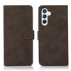 For Samsung Galaxy A36 5G KHAZNEH Matte Texture Leather Phone Case(Brown)