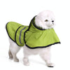 Reflective Dog Raincoat, Small, Fluorescent Green