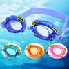 RUIHE Children Cute Cartoon Waterproof Anti-Fog Swimming Goggles(Blue)