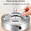 Kacheeg Stainless Steel Alcohol Dry Cooker Single Person Small Stove Boiler, Diameter: 20cm(Pot)