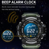 SMAEL 8082 Outdoor Waterproof Sports Multifunctional Luminous Timing Electronic Watch(Army Green)