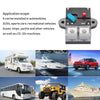 50A Auto Circuit Breaker Car Audio Fuse Holder Power Insurance Automatic Switch(Blue)