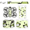 For DJI Neo Drone Body Remote Control Protective Sticker(Green Puppy)