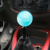 Car Modified Marble Star Gear Head Shifter Cover with Adapter (Light Blue)