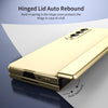 For Samsung Galaxy Z Fold3 5G Integrated AG Frosted Vacuum Plating Phone Case(Gold)