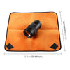 Hundred-folding Cloth Photography Camera SLR Liner Lens Bag Thickening Wrapped Cloth Plus Velvet, Size: 55x55cm (Orange)