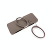 Mini Clip Nose Style Presbyopic Glasses without Temples, Positive Diopters:+2.50(Brown)