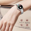 CF32 1.27 inch Screen Lady Smart Watch, Silicone Band, Support Female Physiology Monitoring & 100+ Sports Modes(Gold)