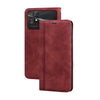 For Xiaomi Poco C40 Frosted Business Magnetic Horizontal Flip PU Phone Case(Brown)