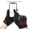 BSDDP RH-A0132 Full Finger Protection Outdoor Motorcycle Gloves, Size: L(Black)