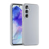 For Samsung Galaxy A55 5G Frosted Translucent TPU Hybrid PC Full Coverage Phone Case(White)