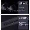 COWATHER CZ022 Men Two-Layer Leather Casual Business Automatic Buckle Belt, Length: 130cm(Black)