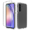 For Samsung Galaxy A55 5G Shockproof Clear Gradient PC + TPU Phone Case(Transparent)
