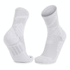 Men Basketball Socks Shock Absorption Mid-Tube Sports Socks, Size: Free Size(White)