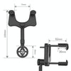23-H06 Magnetic Phone Bracket Adjustable Angle Car Rearview Mirror Mount Holder