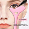 Eye Makeup Aids Silicone Multifunctional Eyeliner Drawing Aid(Color Random Delivery)