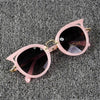 Fashion Baby Girls and Boys Cat Eyes Sunglasses Anti-UV Sunglasses(Pink)