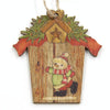 Christmas Wooden Creative House Accessories Scene Decoration(Snowman)