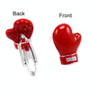 Men Shirts Enamel Lacquered Cufflinks, Color: Red Pen