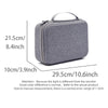 For DJI Neo Fly More Combo Carrying Case Handbag Protective Box(Gray + Black Inner)