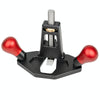 Router Planer Right Angle Tenon Shoulder Trimming Slotting Planer DIY Woodcraft Tool, Model: Aluminum Handle