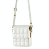 For Samsung Galaxy Z Flip6 BFB04 Plaid Crossbody Fold Phone Bag(White)