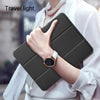 For iPad Pro 10.5 Mutural Horizontal Flip PC + TPU + PU Leather Case with Holder & Pen Slot(Black)