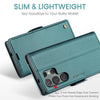 For Samsung Galaxy S25 Ultra 5G CaseMe 023 Butterfly Buckle Litchi Texture RFID Anti-theft Leather Phone Case(Green)